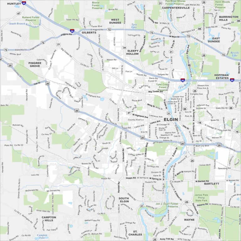 Printable Decatur Il Map Map of Decatur, Illinois - US Maps