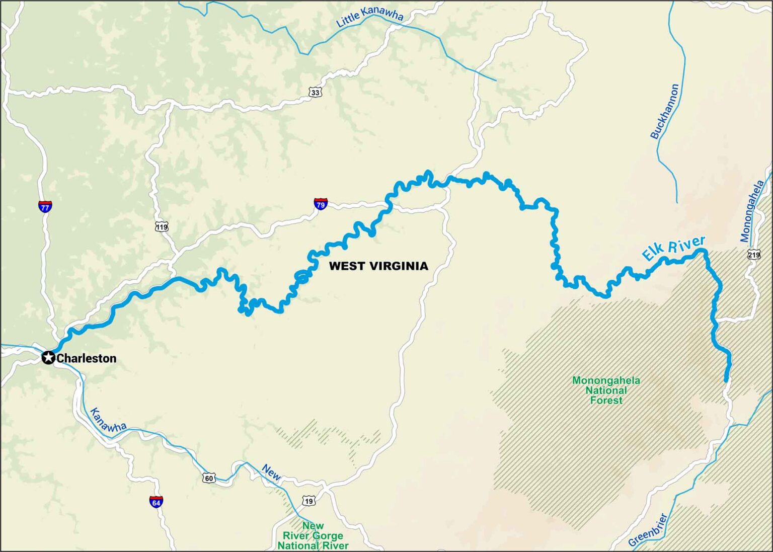 Elk Riser Elk River Map - US Maps