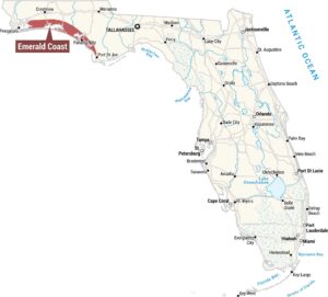 Emerald Coast Map
