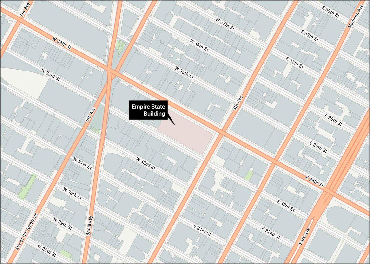 Empire State Building Map - US Maps