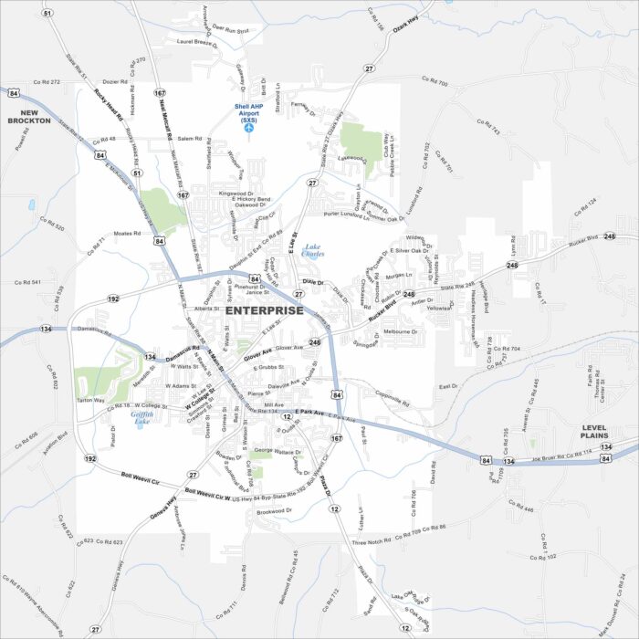 Enterprise Map Alabama