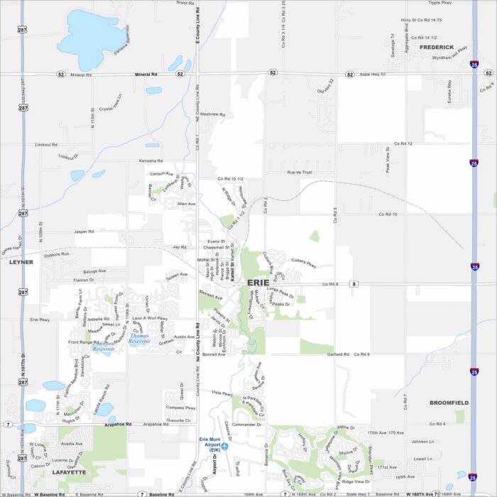 Erie Map Colorado