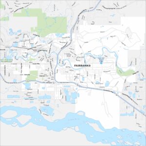 Fairbanks Map Alaska