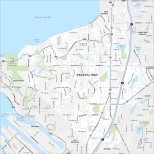 Map of Federal Way, Washington - US Maps