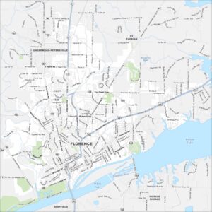 Florence Map Alabama