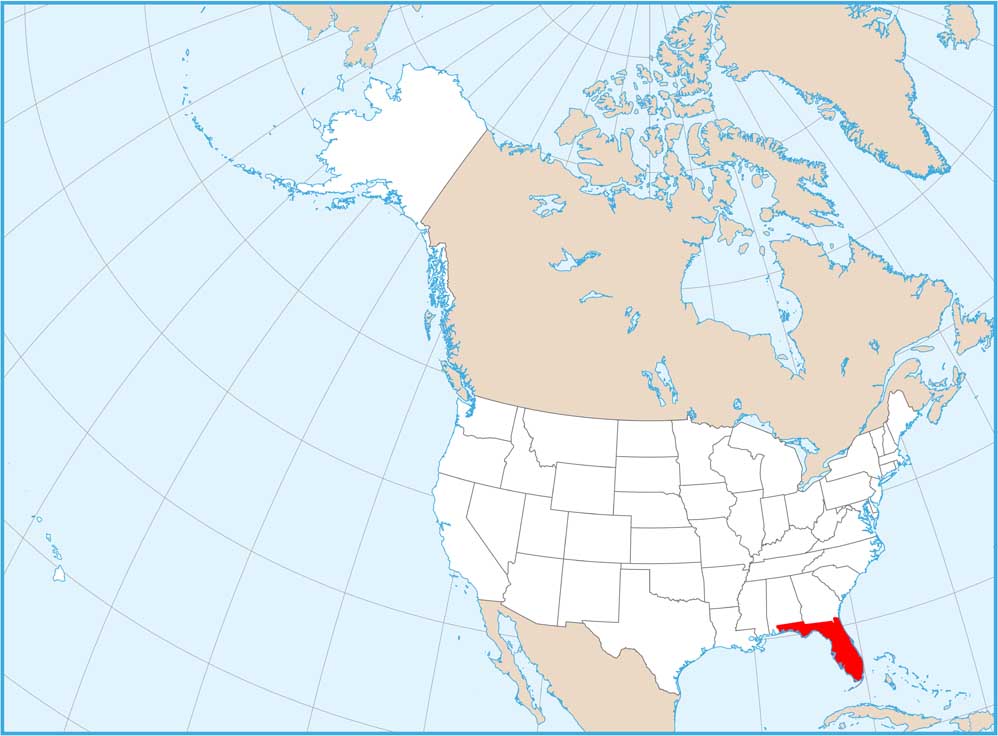 Florida Location Map