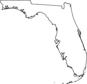 Florida Outline Map