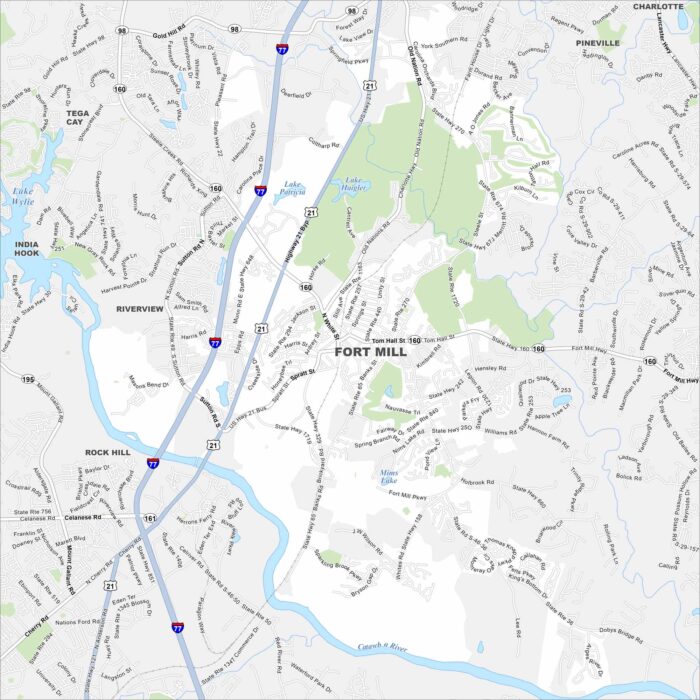 Fort Mill Map South Carolina