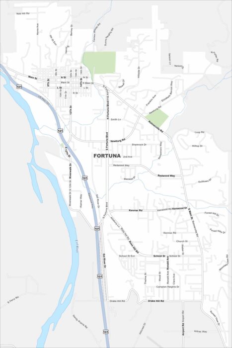 Fortuna Map California