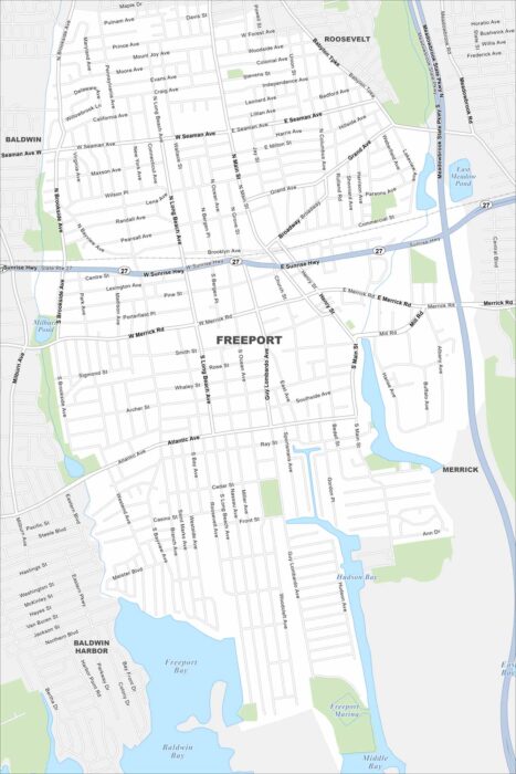 Freeport Map New York