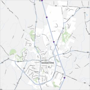 Georgetown Map Kentucky