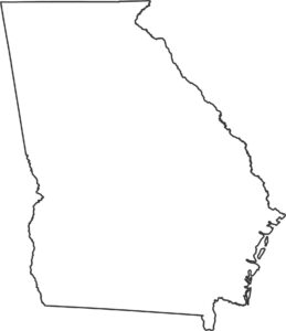 Georgia Outline Map
