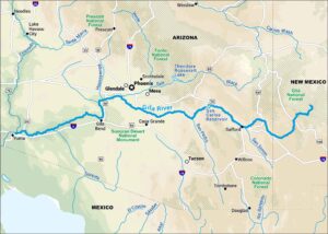 Gila River Map