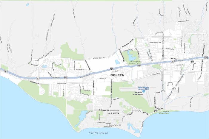 Goleta Map California