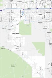Goodyear Map Arizona