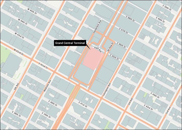 Grand Central Terminal Map