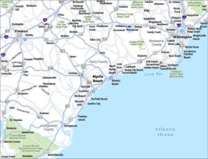 Grand Strand Map