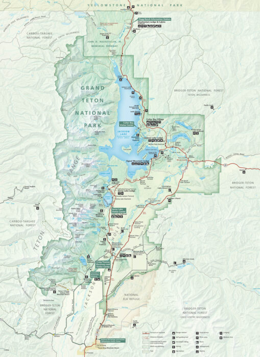 Grand Teton National Park Map