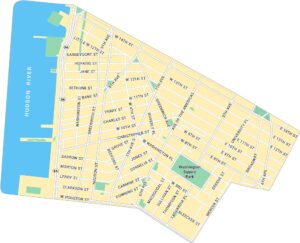 Greenwich Village Map New York