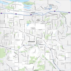 Gresham Map Oregon