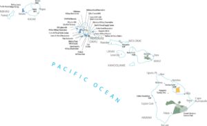 Hawaii National Parks and Forests Map