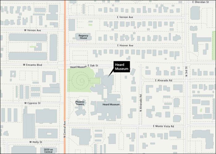 Heard Museum Map