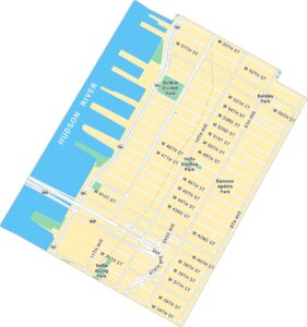 Hell's Kitchen Map New York