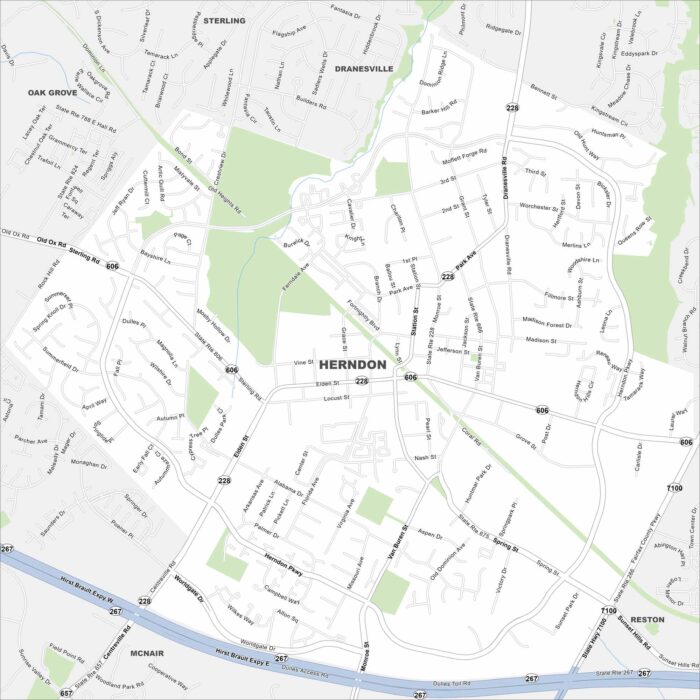 Herndon Map Virginia