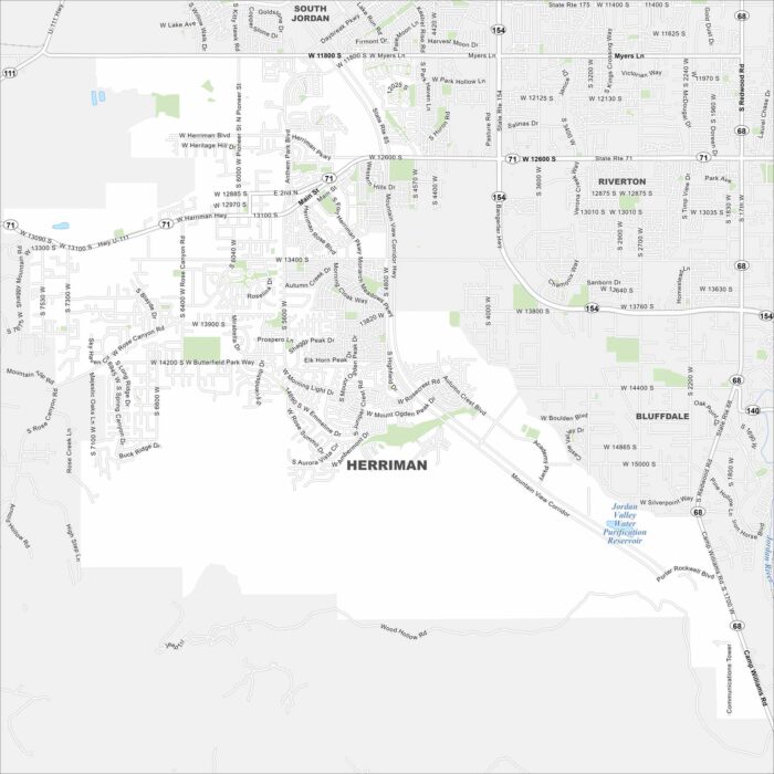 Herriman Map Utah