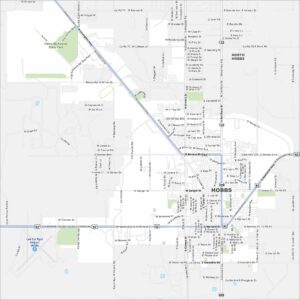 Hobbs Map New Mexico