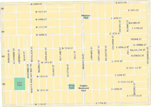 Houston Heights Map