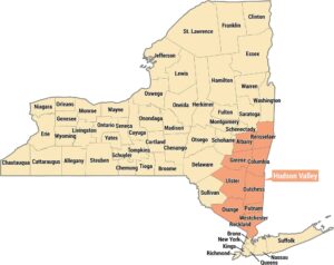 Hudson Valley Map