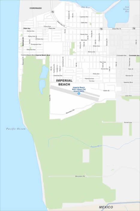 Imperial Beach Map California