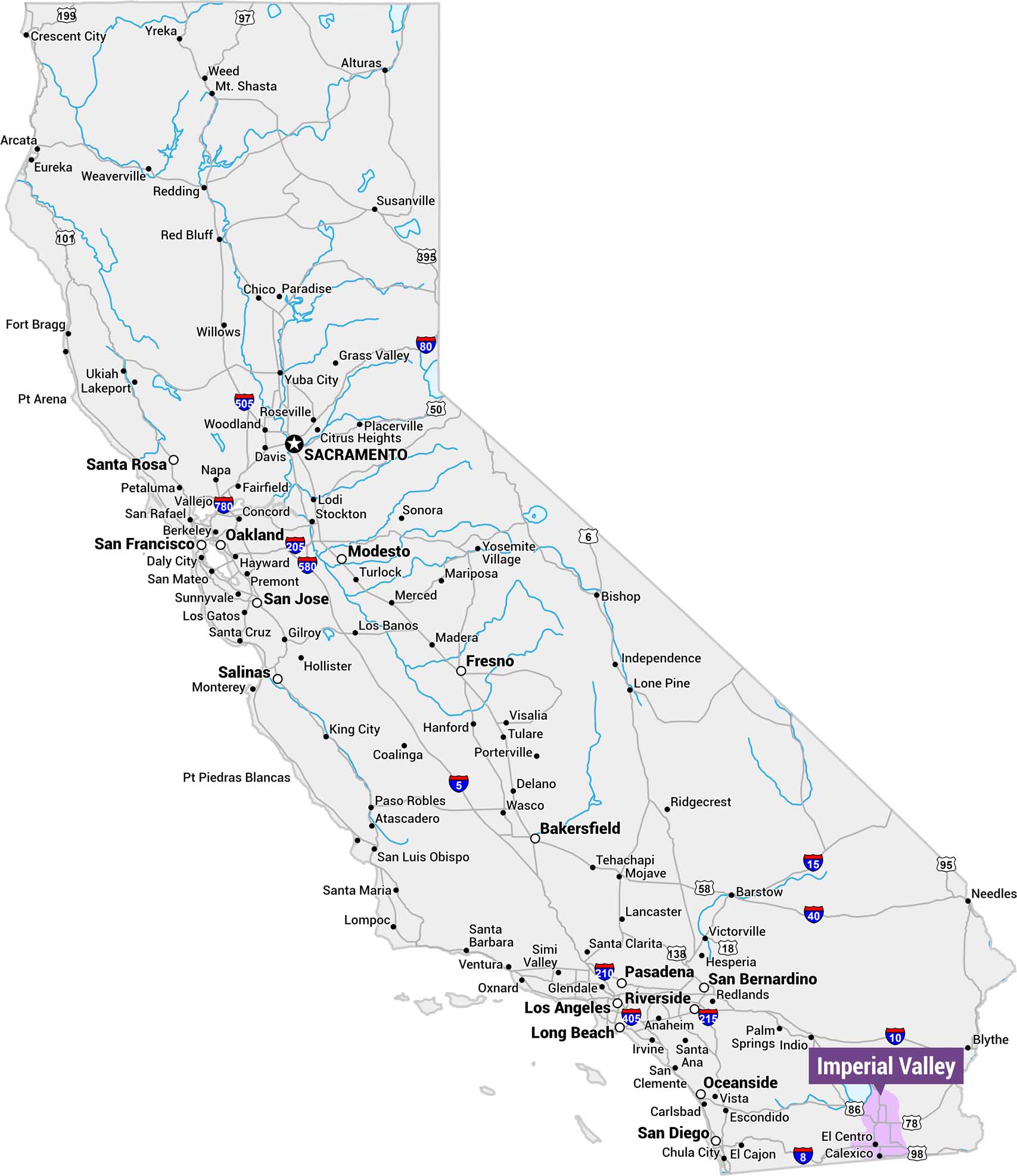 Imperial Valley Map