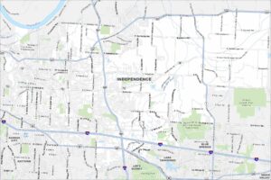 Independence Map Missouri