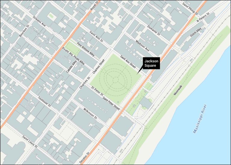Jackson Square Map