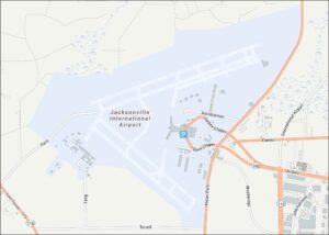 Jacksonville International Airport Map