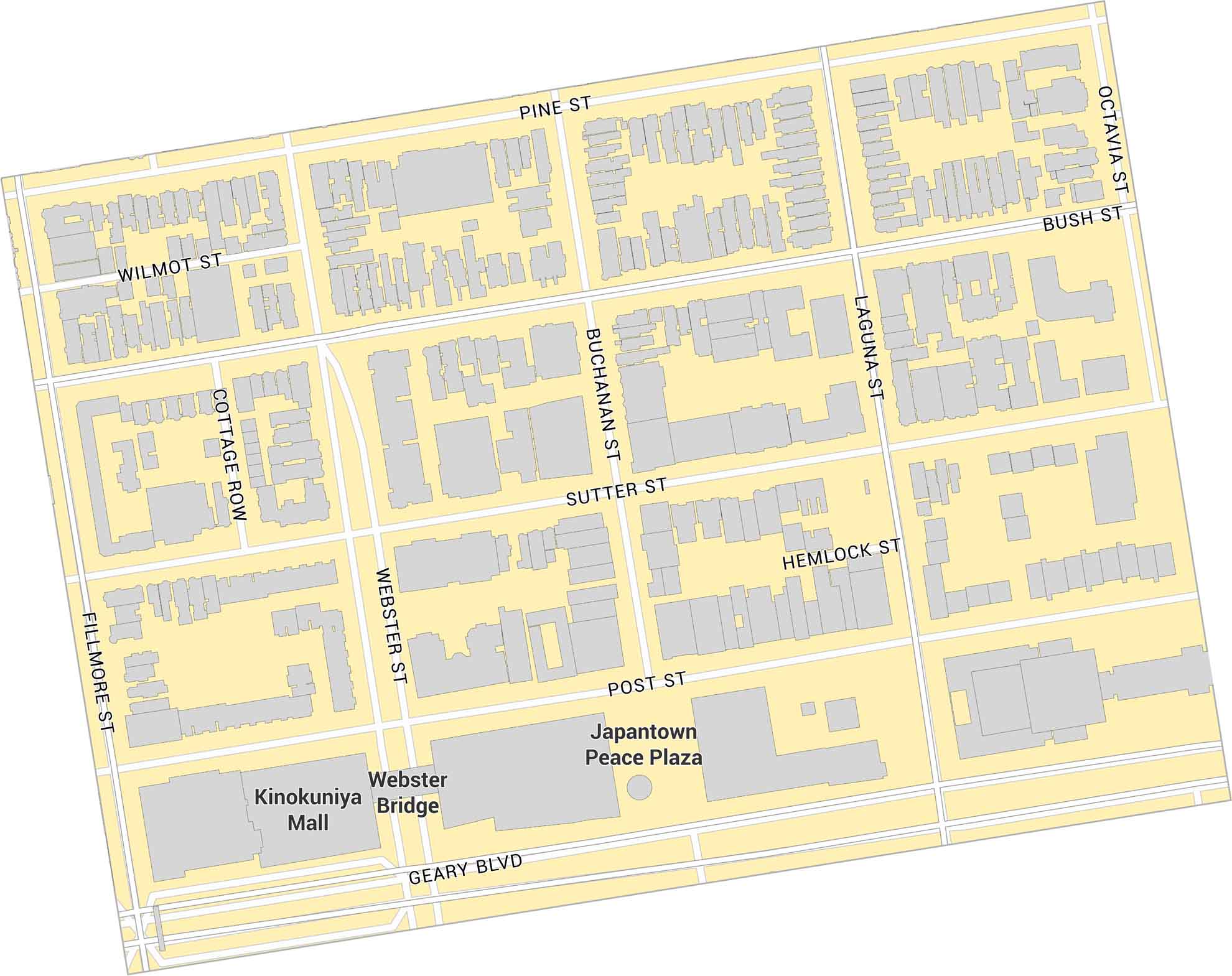 Japantown Map San Francisco