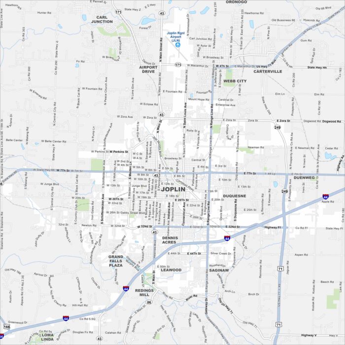 Joplin Map Missouri