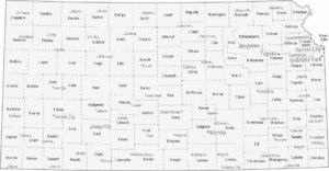 Kansas Counties Cities Map