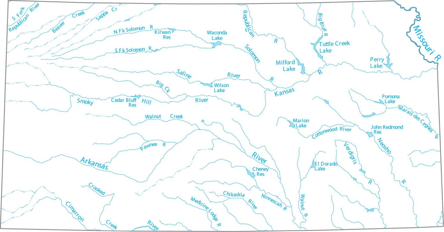 Map Michigan State Rivers Michigan Lakes and Rivers Map - US Maps