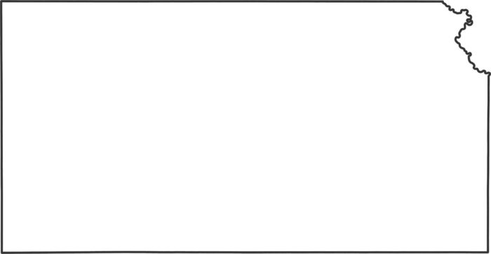 Kansas Outline Map