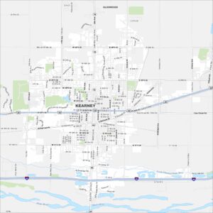 Kearney Map Nebraska