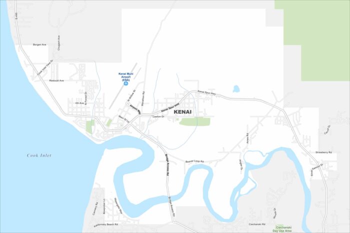 Kenai Map Alaska