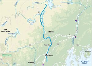 Kennebec River Map