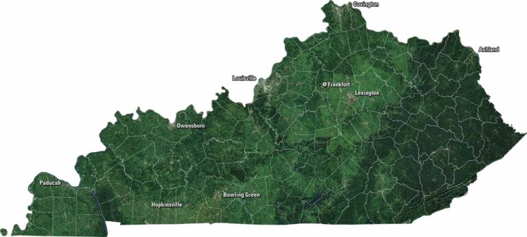 Ky10 Postcode Kentucky Zip Code Map - US Maps