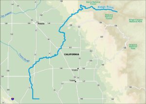 Kings River Map