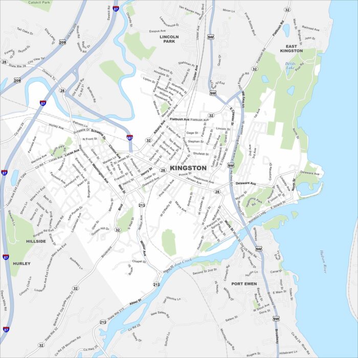 Kingston Map New York