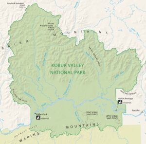 Kobuk Valley National Park Map