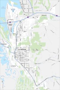 La Crosse Map Wisconsin